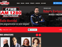 Tablet Screenshot of cfmbradio.com